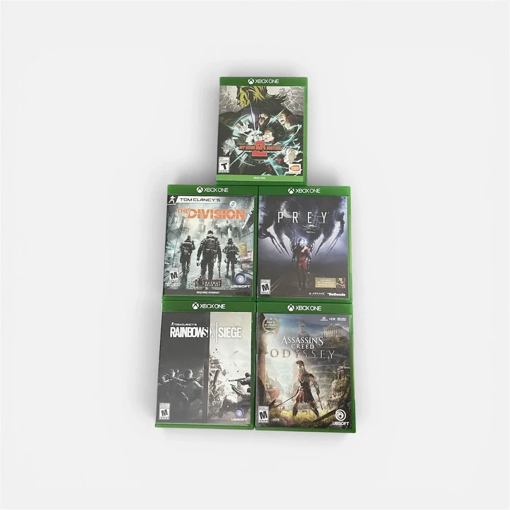 Xbox One Game Bundle Lot Assassins Creed Tom Clancy My Hero Prey